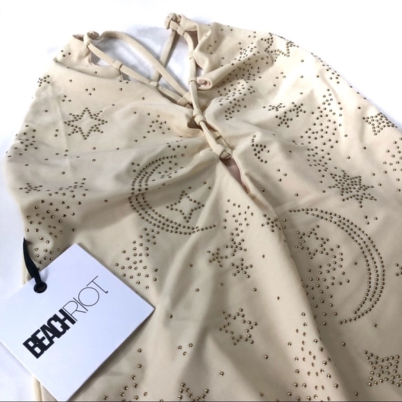 Beach Riot Nicolette One Piece Ivory Swimsuit - Picture 4 of 6